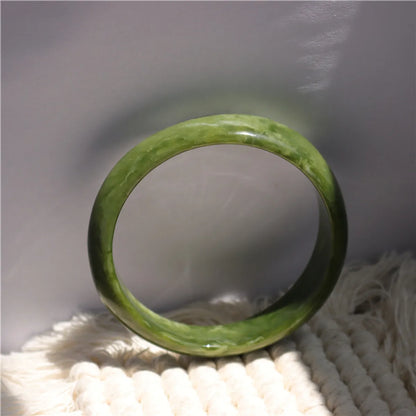 Simple Style Marble Arylic Resin Wholesale Bangle