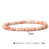 Simple Style Marble Natural Stone Beaded Bracelets