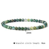 Simple Style Marble Natural Stone Beaded Bracelets