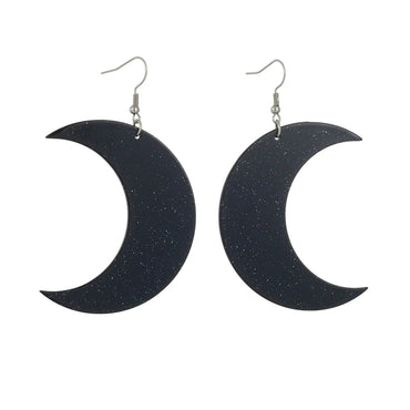 Simple Style Moon Arylic Women's Drop Earrings