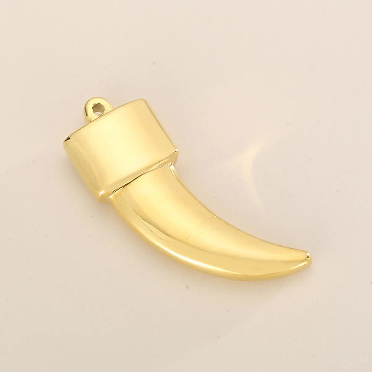 1 Piece Stainless Steel 18K Gold Plated Moon