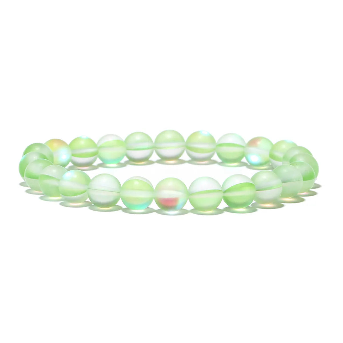 Simple Style Multicolor Moonstone Beaded Bracelets