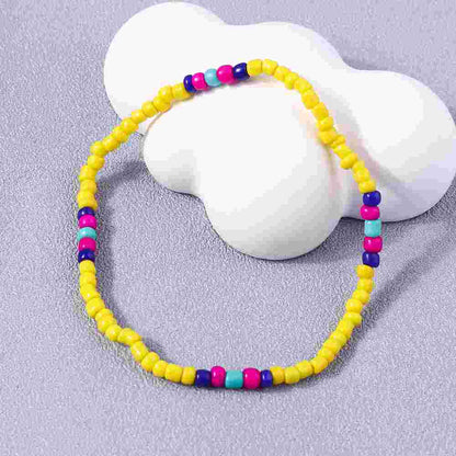 Simple Style Multicolor Rope Beaded Women'S Bracelets 1 Piece