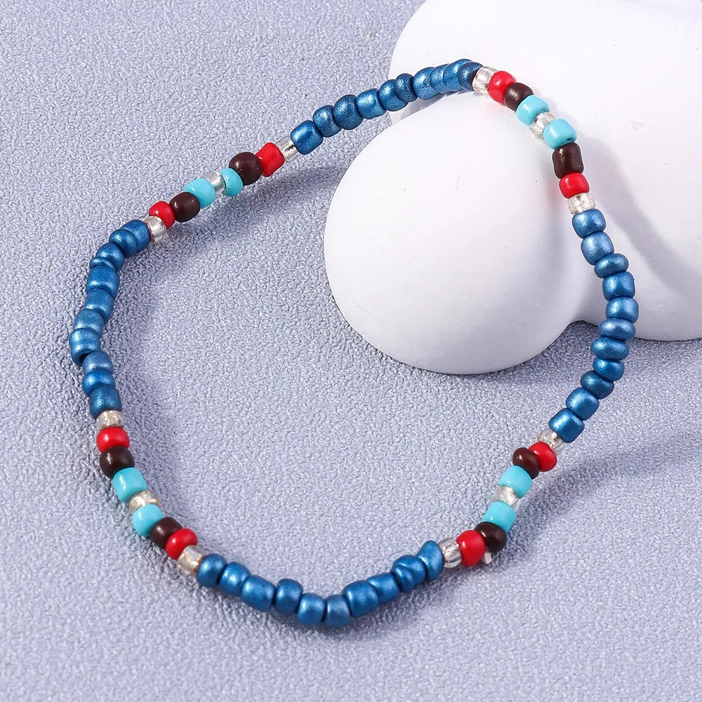 Simple Style Multicolor Rope Beaded Women'S Bracelets 1 Piece