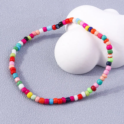 Simple Style Multicolor Rope Beaded Women'S Bracelets 1 Piece