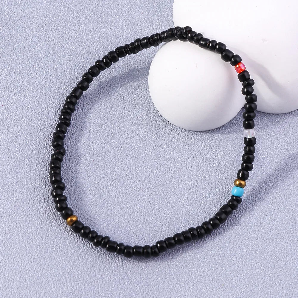 Simple Style Multicolor Rope Beaded Women'S Bracelets 1 Piece