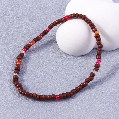 Simple Style Multicolor Rope Beaded Women'S Bracelets 1 Piece