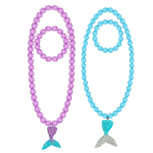 Simple Style Ocean Glass Wholesale Bracelets Necklace