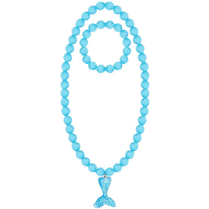 Simple Style Ocean Glass Wholesale Bracelets Necklace