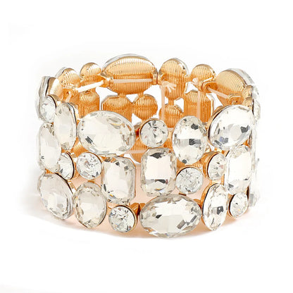 Simple Style Oval Rhinestones Alloy Wholesale Bracelets