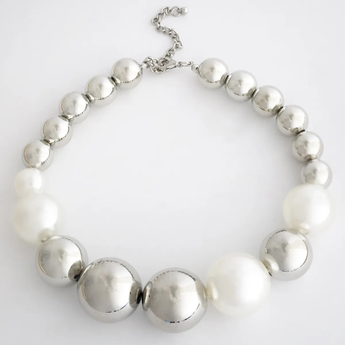 Simple Style Pearl Imitation Pearl Beaded Women's Necklace