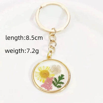 Simple Style Plant Alloy Bag Pendant Keychain