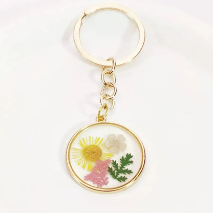 Simple Style Plant Alloy Bag Pendant Keychain