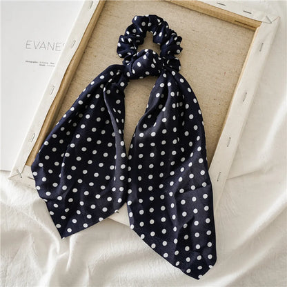 Simple Style Polka Dots Cloth Printing Hair Tie 1 Piece