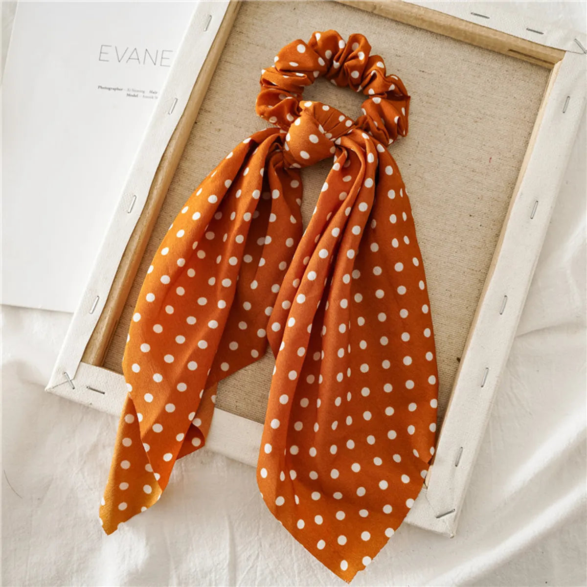 Simple Style Polka Dots Cloth Printing Hair Tie 1 Piece