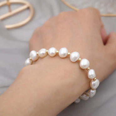 Simple Style Portrait Pearl Beaded Bracelets 1 Piece