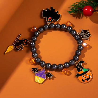 Simple Style Pumpkin Cat Alloy Wholesale Bracelets