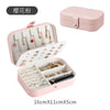 Simple Style Rectangle Pu Leather Flannel Layered Jewelry Boxes 1 Piece