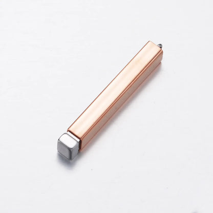 Simple Style Rectangle Stainless Steel Plating Charms