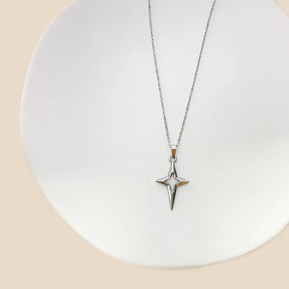 Simple Style Roman Style Letter Fruit Stainless Steel Copper Plating Inlay Zircon White Gold Plated Gold Plated Pendant Necklace