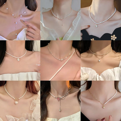 Simple Style Round Alloy Wholesale Necklace