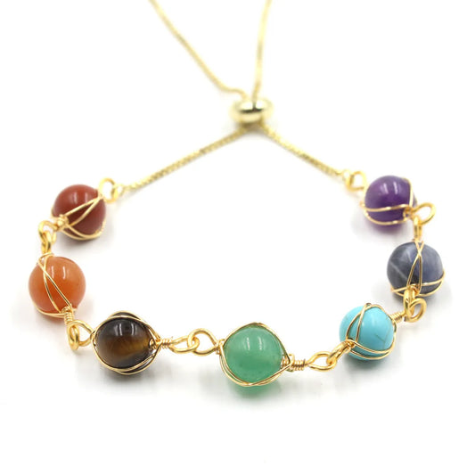 Simple Style Round Artificial Crystal Handmade Women's Bracelets