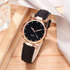 Simple Style Round Buckle Quartz Women'S Watches