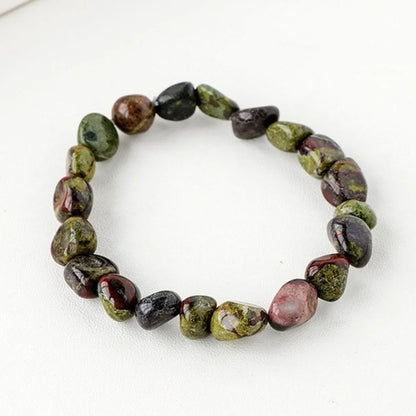 Simple Style Round Natural Stone Beaded Bracelets 1 Piece