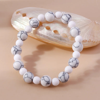 Simple Style Round Ore Wholesale Bracelets