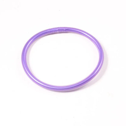 Simple Style Round Solid Color Silica Gel Women'S Buddhist Bangle