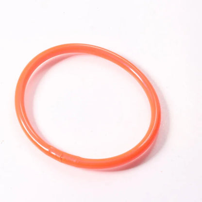 Simple Style Round Solid Color Silica Gel Women'S Buddhist Bangle