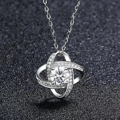 Simple Style Round Stainless Steel Hollow Out Diamond Earrings Necklace