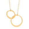 Stainless Steel Titanium Steel 18K Gold Plated Simple Style Plating Round Pendant Necklace