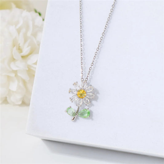 Simple Style Round Tree Stainless Steel Titanium Steel Plating Inlay Zircon 18k Gold Plated Pendant Necklace