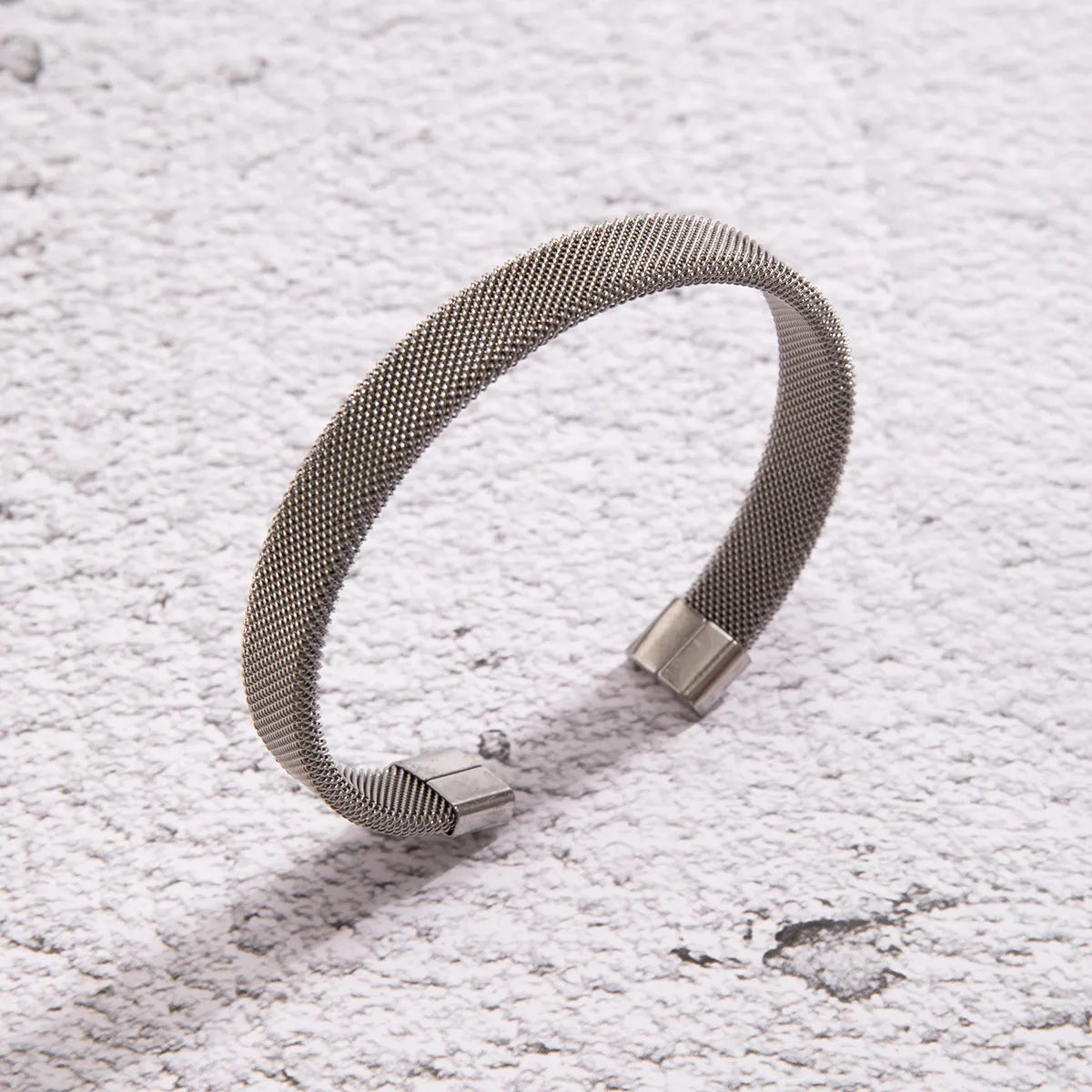 Simple Style Shiny Geometric 304 Stainless Steel Plating Men'S Bangle