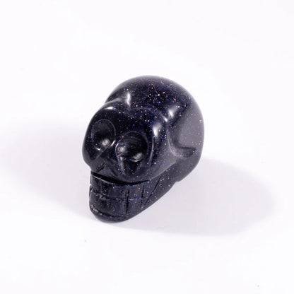 Simple Style Skull Gem Obsidian Ornaments Artificial Decorations