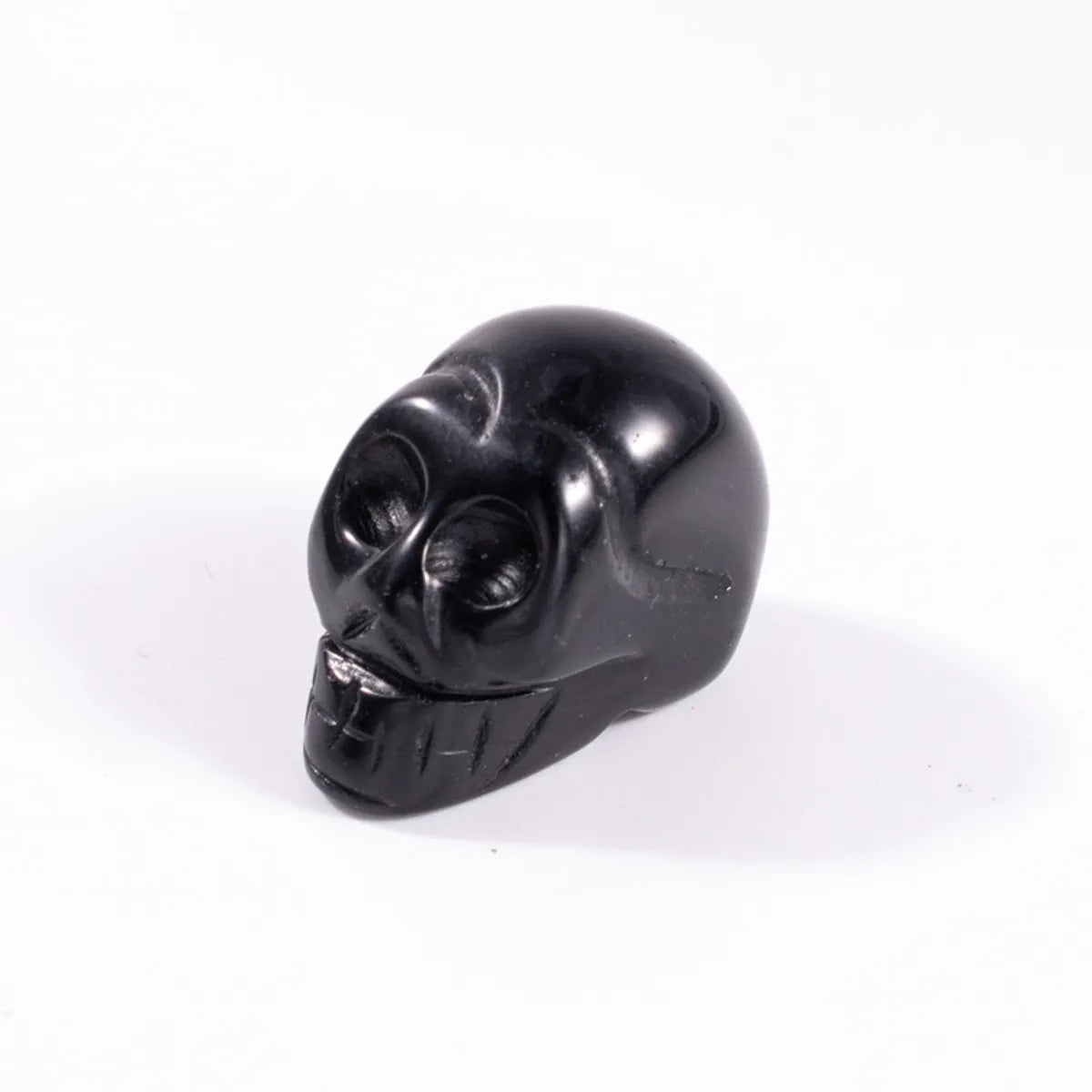 Simple Style Skull Gem Obsidian Ornaments Artificial Decorations