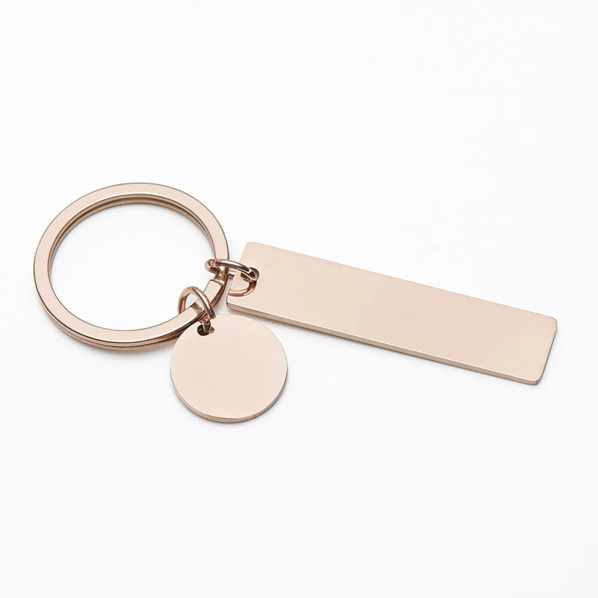 Simple Style Solid Color 201 Stainless Steel Polishing Plating Unisex Bag Pendant Keychain