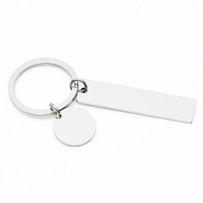 Simple Style Solid Color 201 Stainless Steel Polishing Plating Unisex Bag Pendant Keychain