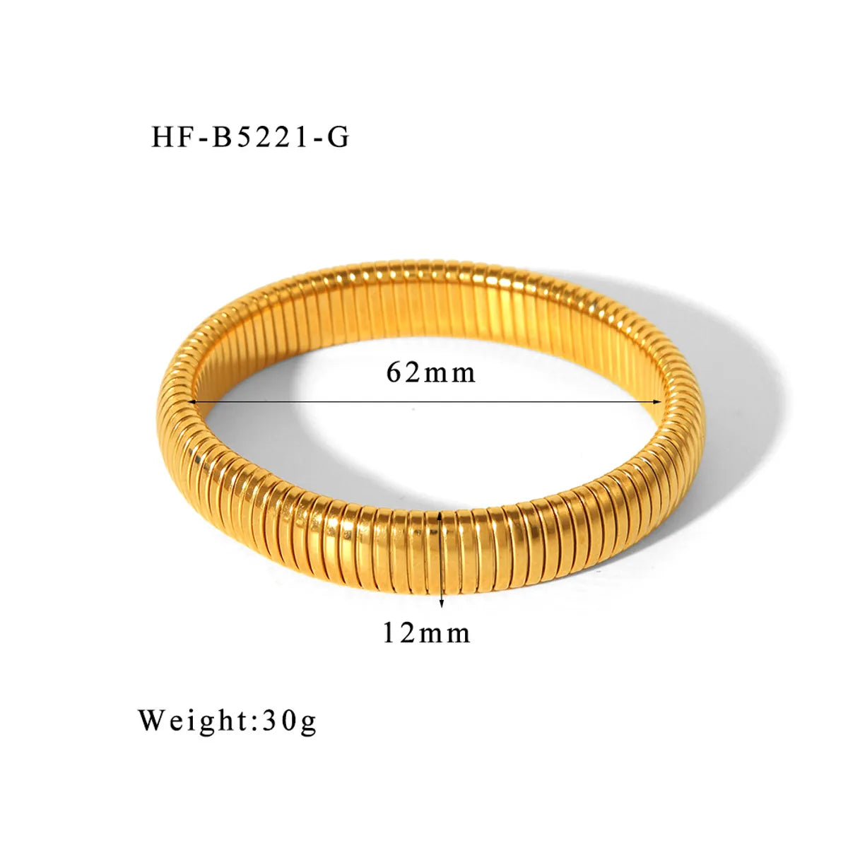 Simple Style Solid Color 304 Stainless Steel Wholesale Bangle