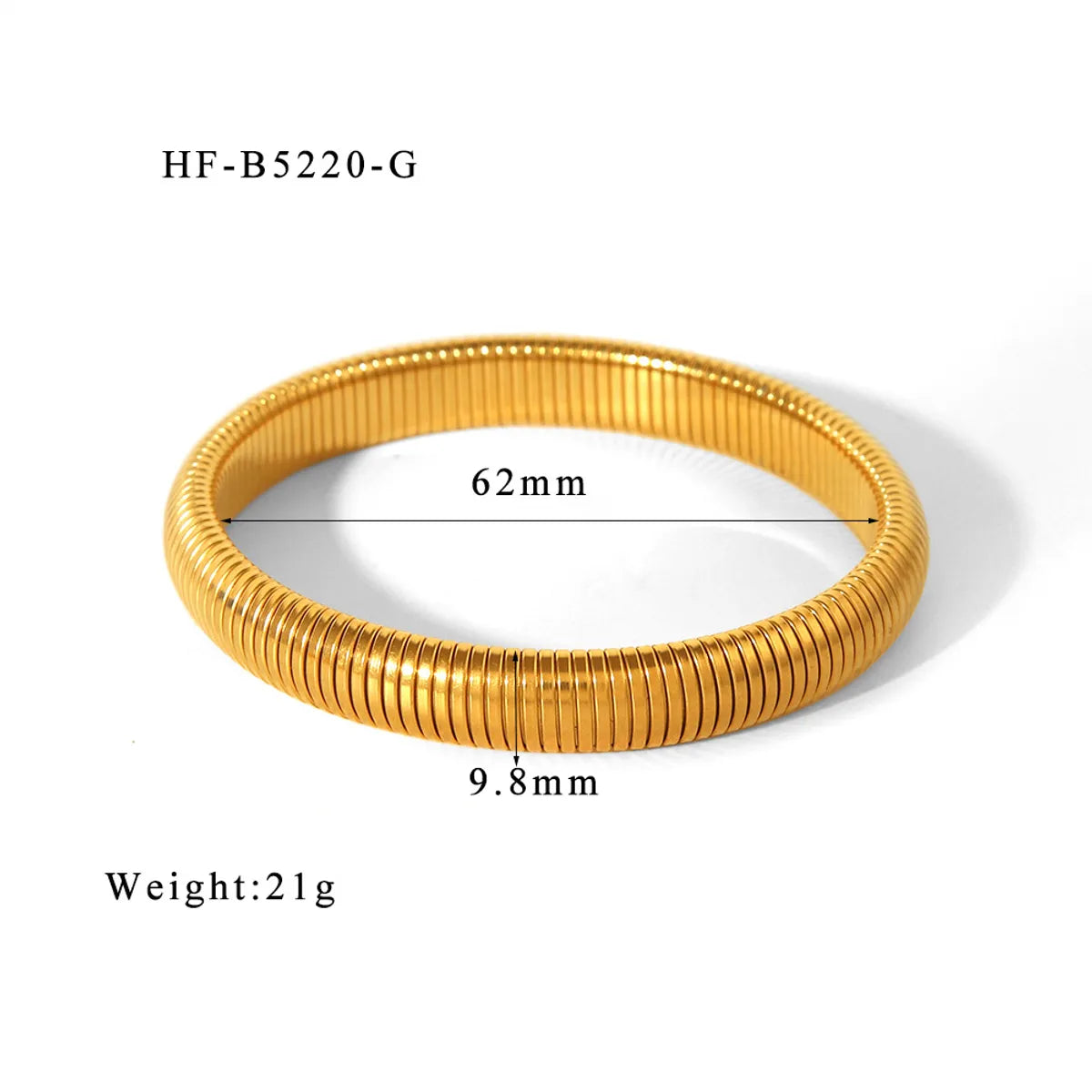 Simple Style Solid Color 304 Stainless Steel Wholesale Bangle