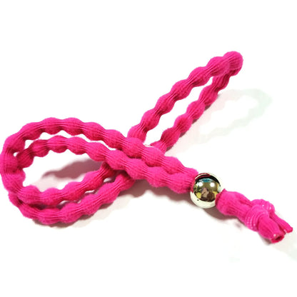 Simple Style Solid Color Abs Hair Tie