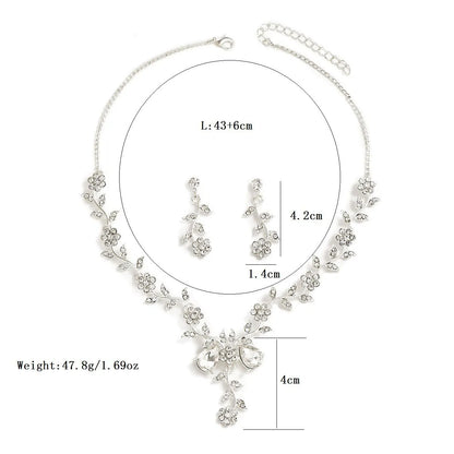 Simple Style Solid Color Alloy Inlay Rhinestones Women'S Jewelry Set