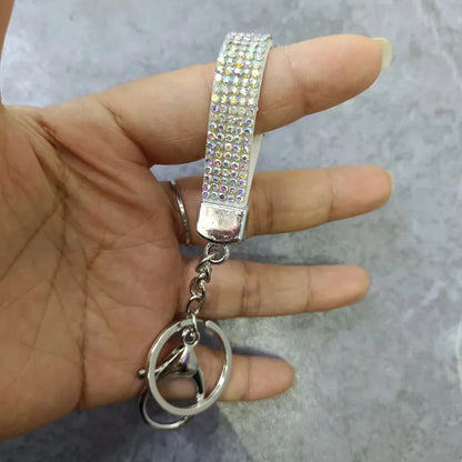 Simple Style Solid Color Alloy Plating Bag Pendant Keychain