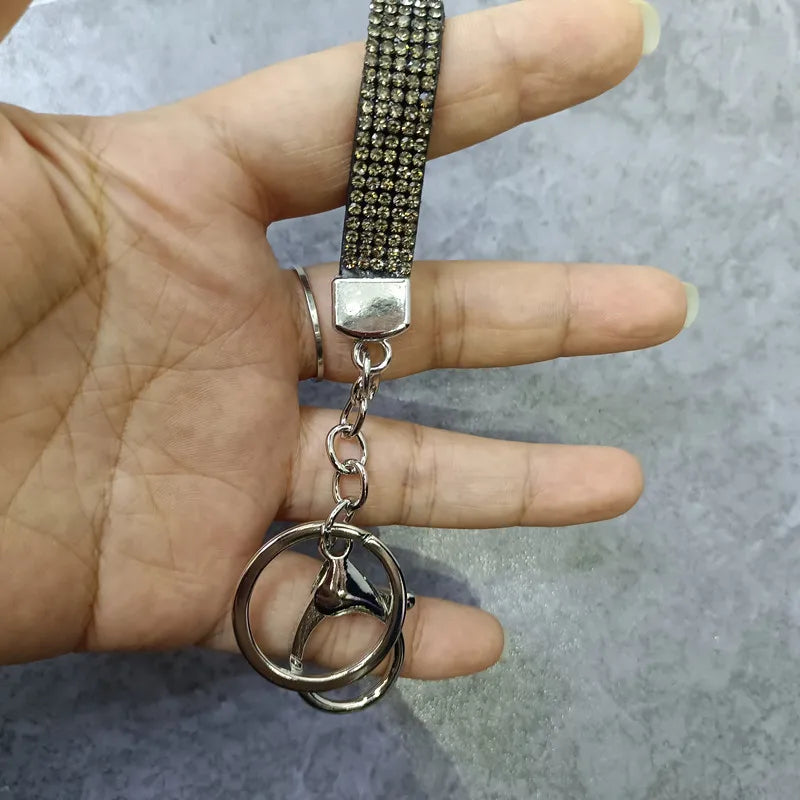 Simple Style Solid Color Alloy Plating Bag Pendant Keychain