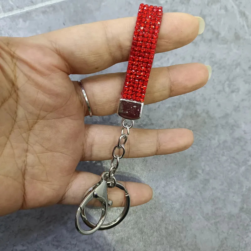 Simple Style Solid Color Alloy Plating Bag Pendant Keychain