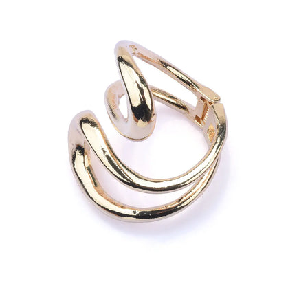 Simple Style Solid Color Alloy Wholesale Bangle