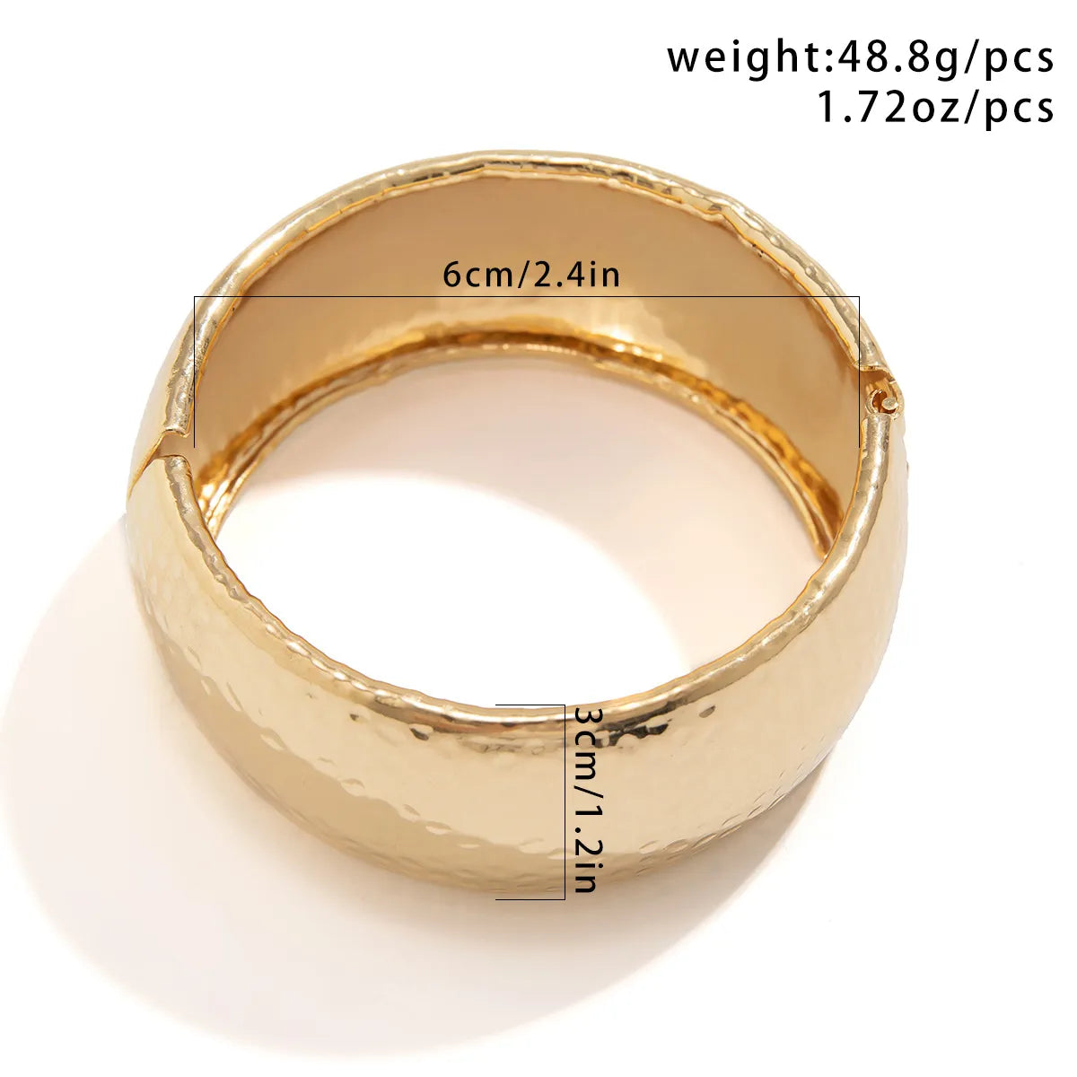 Simple Style Solid Color Alloy Wholesale Bangle