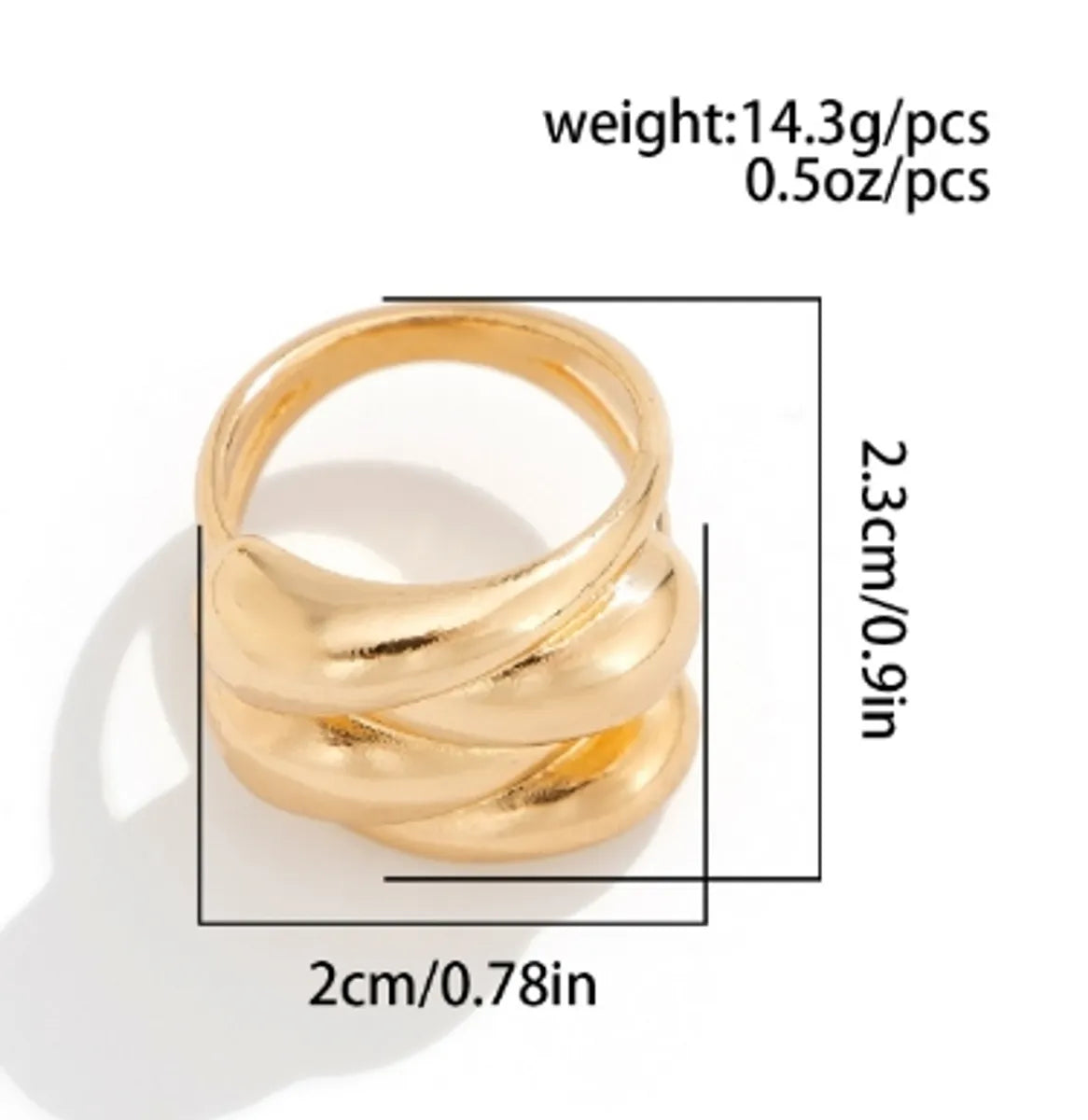 Simple Style Solid Color Alloy Wholesale Bangle