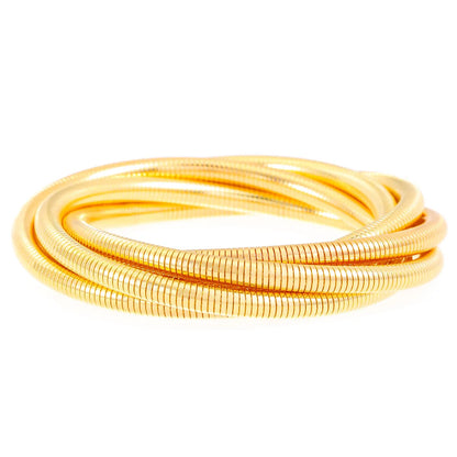 Simple Style Solid Color Alloy Wholesale Bangle